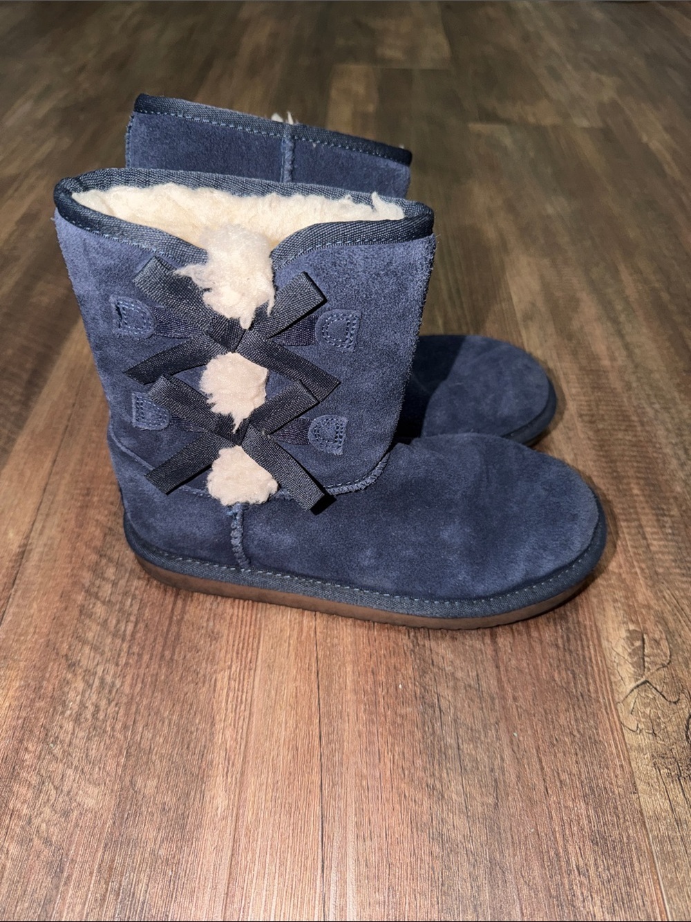 Girls' Kids' Koolaburra by Ugg Victoria Short Boots Blue Size 3